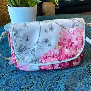 Ted Baker London Floral Nylon Satchel Crossbody bag